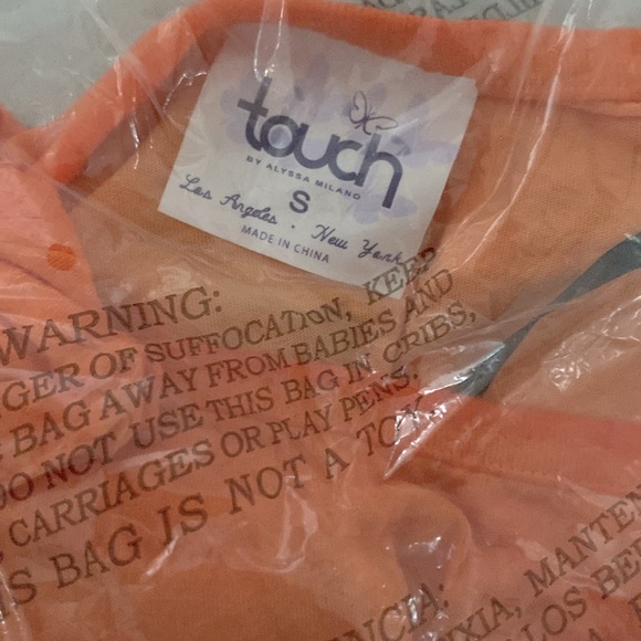 NWT [Touch by Alyssa Milano] Illinois Illini Reversible T-Shirt Women’s Sz Small - Picture 9 of 10